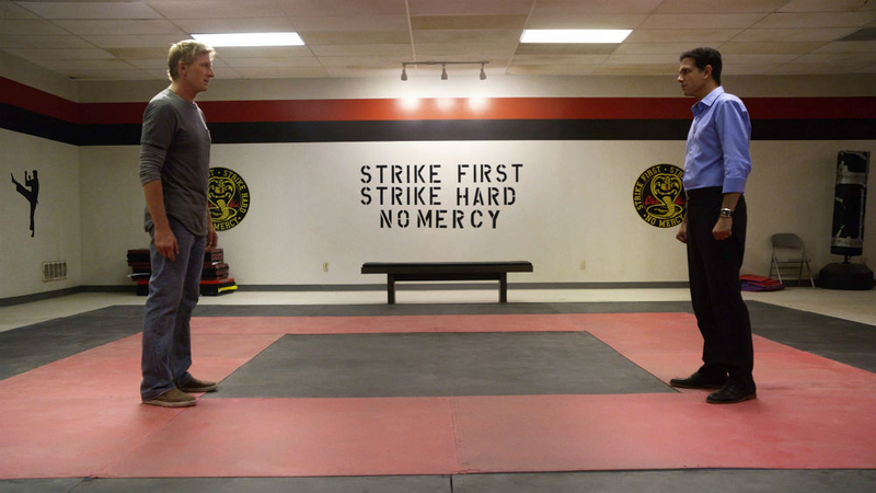 Billy Zabka and Ralph Macchio star in Cobra Kai.